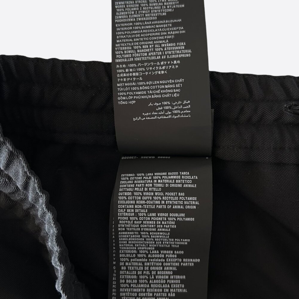 Prada Black Triangle Logo Cargo Pants - Picture 6 of 6